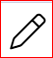 A black pencil with a red border

Description automatically generated